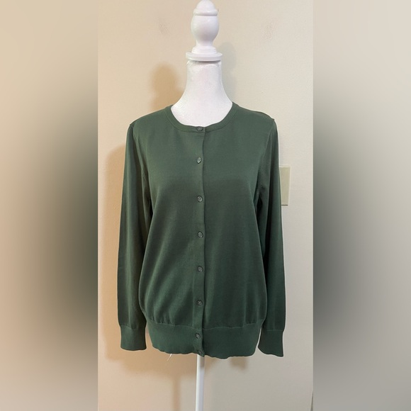 Lands’End Women’s Sweater Cardigan Button Down Size Medium. NWOT - Picture 14 of 17